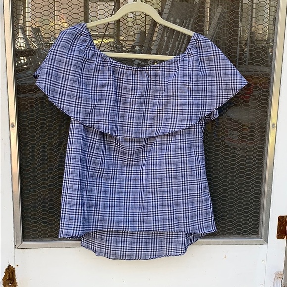 MICHAEL Michael Kors Tops - Last Call ‼️Michael Kors plaid blouse.